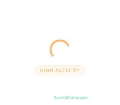 Aurora activity score widget